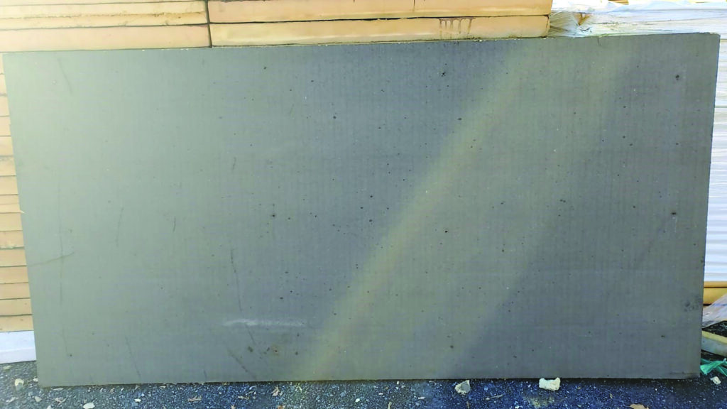 A light gray board